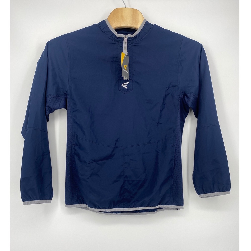 Easton Cage Jacket M Navy Blue M5 Long Sleeve 1/4 Zip A167600NYSLM New With Tags